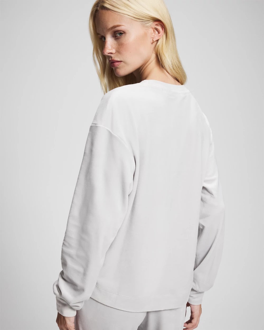 Soma Velour Crewneck Sweatshirt