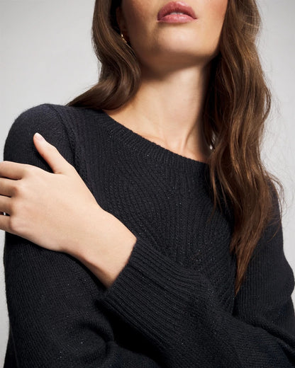 Soma Shimmer Cable Knit Sweater