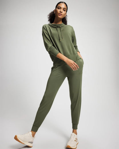 Soma Ultrasoft Fleece Relaxed Funnel Neck Sweatshirt