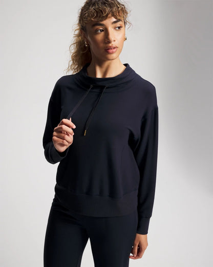Soma Ultrasoft Fleece Relaxed Funnel Neck Sweatshirt