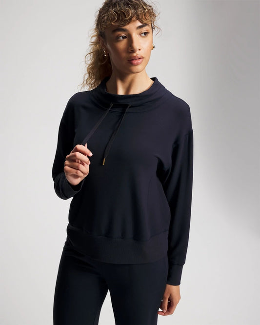 Soma Ultrasoft Fleece Relaxed Funnel Neck Sweatshirt