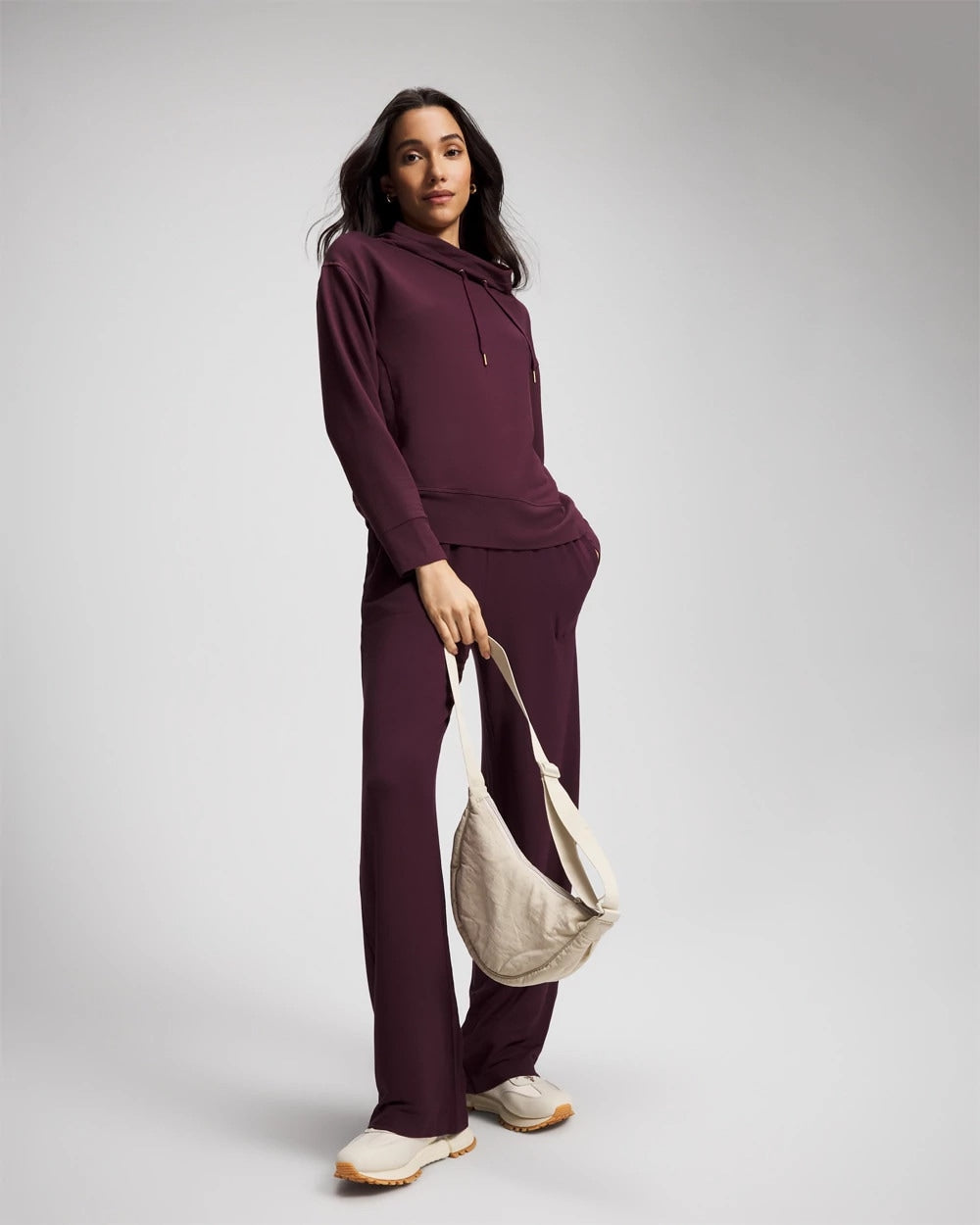 Soma Ultrasoft Fleece Relaxed Funnel Neck Sweatshirt