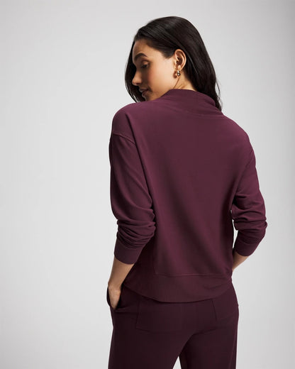 Soma Ultrasoft Fleece Relaxed Funnel Neck Sweatshirt