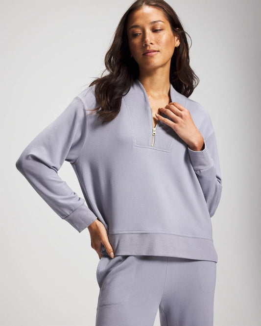 Soma Ultrasoft Fleece Quarter Zip Sweatshirt