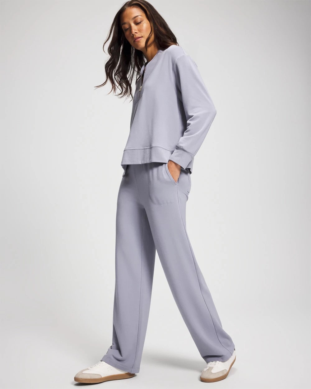 Soma Ultrasoft Fleece Quarter Zip Sweatshirt