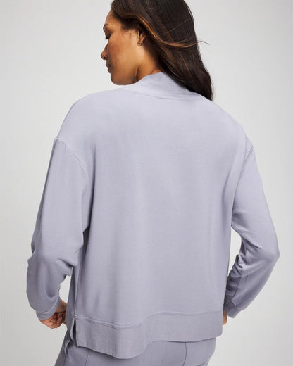 Soma Ultrasoft Fleece Quarter Zip Sweatshirt