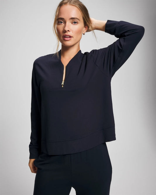 Soma Ultrasoft Fleece Quarter Zip Sweatshirt