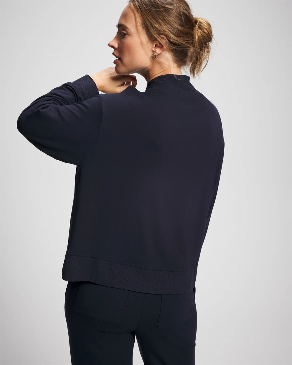Soma Ultrasoft Fleece Quarter Zip Sweatshirt
