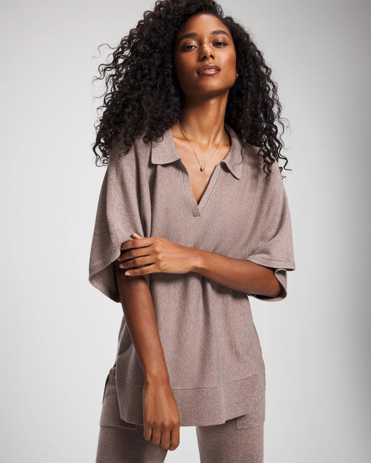 Soma Premier Knit Sweater Collared Top