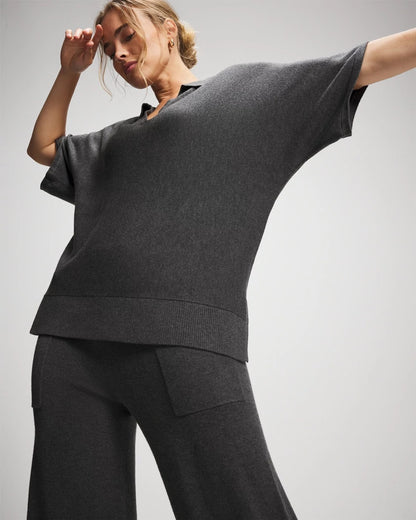 Soma Premier Knit Sweater Collared Top