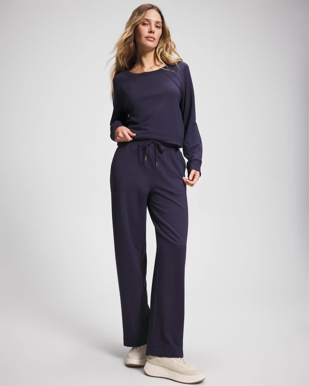 Soma Essential Terry Straight Leg Pants