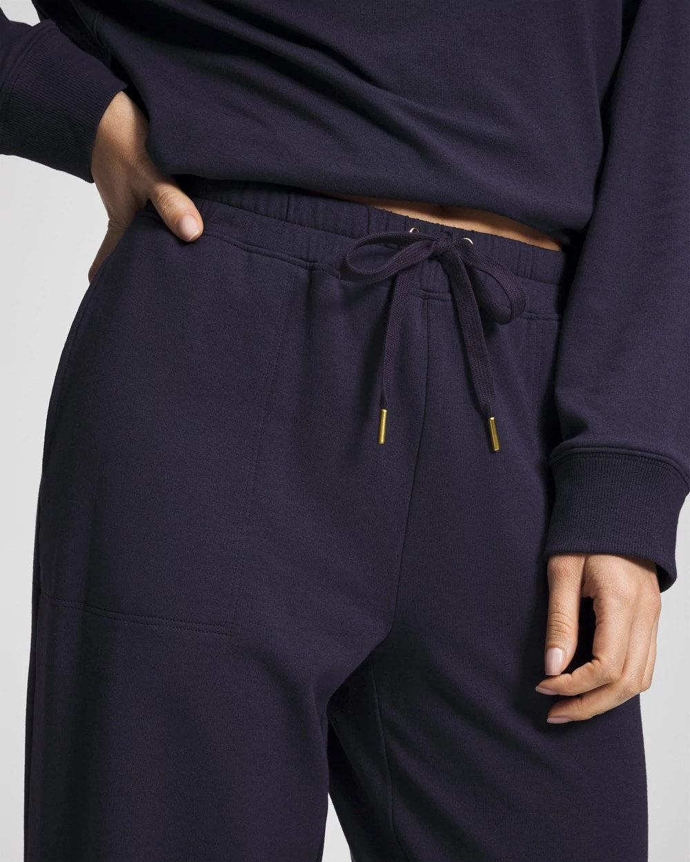 Soma Essential Terry Straight Leg Pants