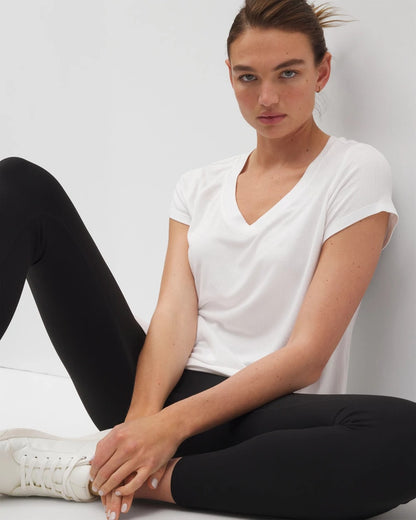 Soma Rib Knit V-Neck Tee