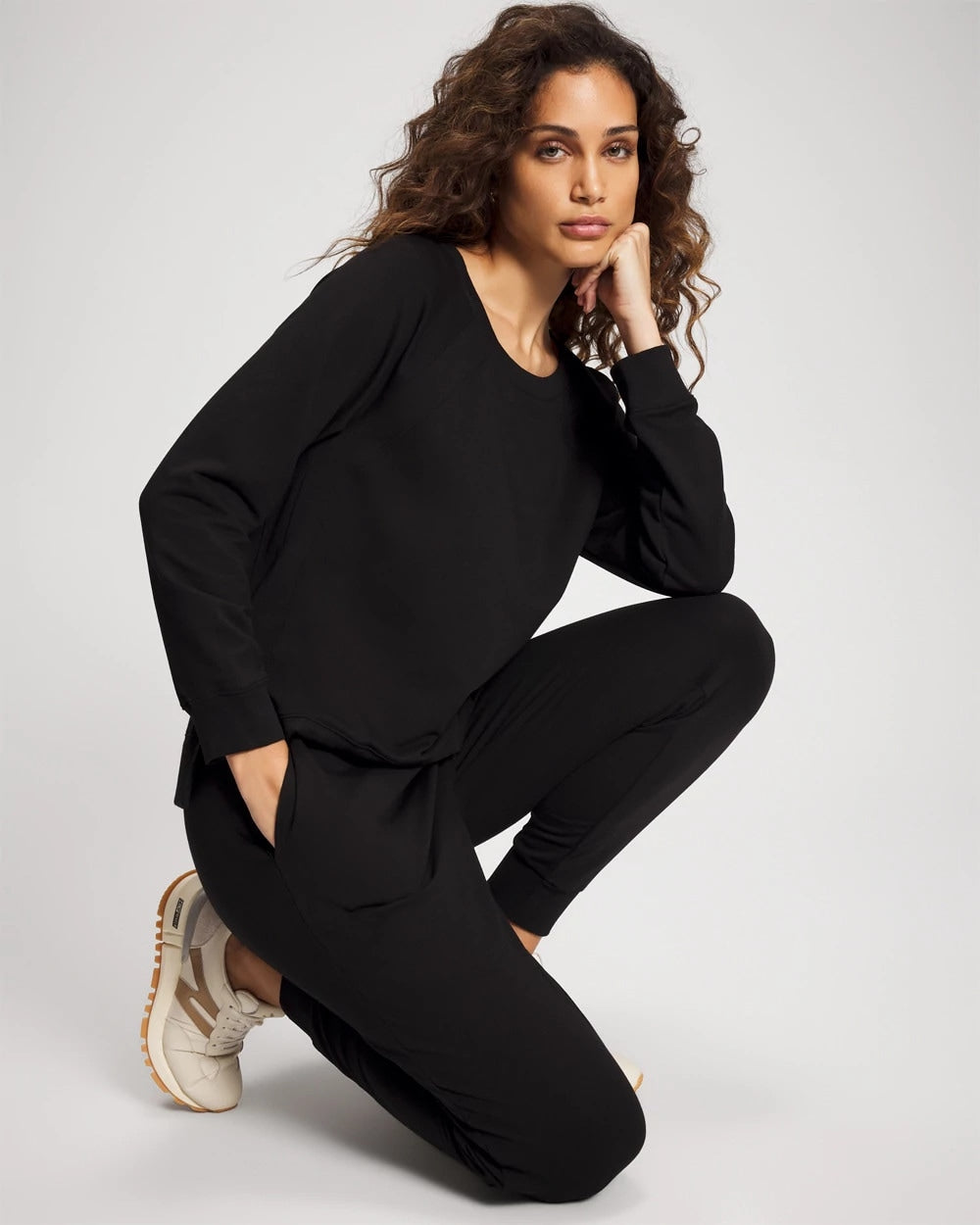 Soma Essential Terry Crewneck Sweatshirt