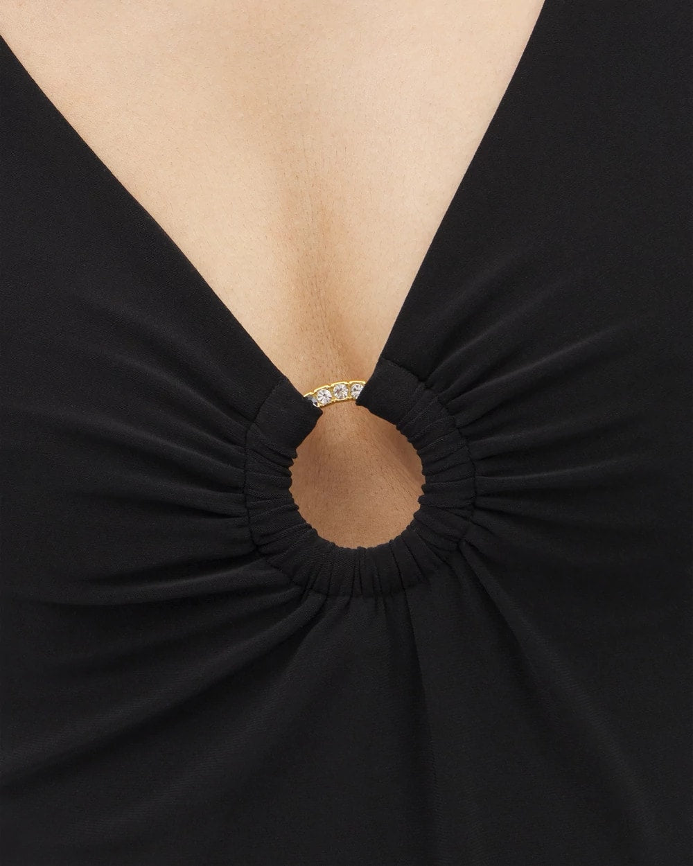 Soma Beyond Control Solid Essentials Ruffle Swim Dress