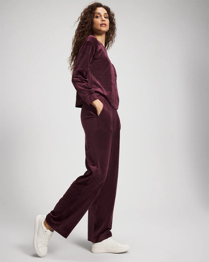 Soma Velour Straight Leg Pants