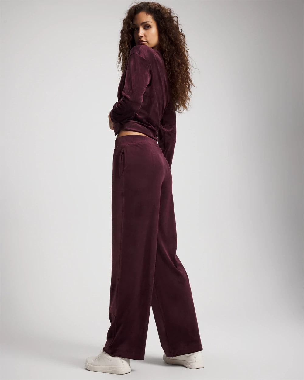 Soma Velour Straight Leg Pants