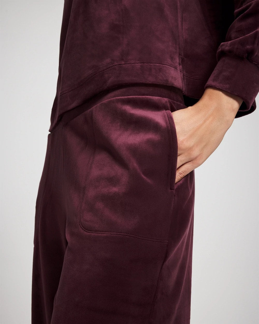 Soma Velour Straight Leg Pants