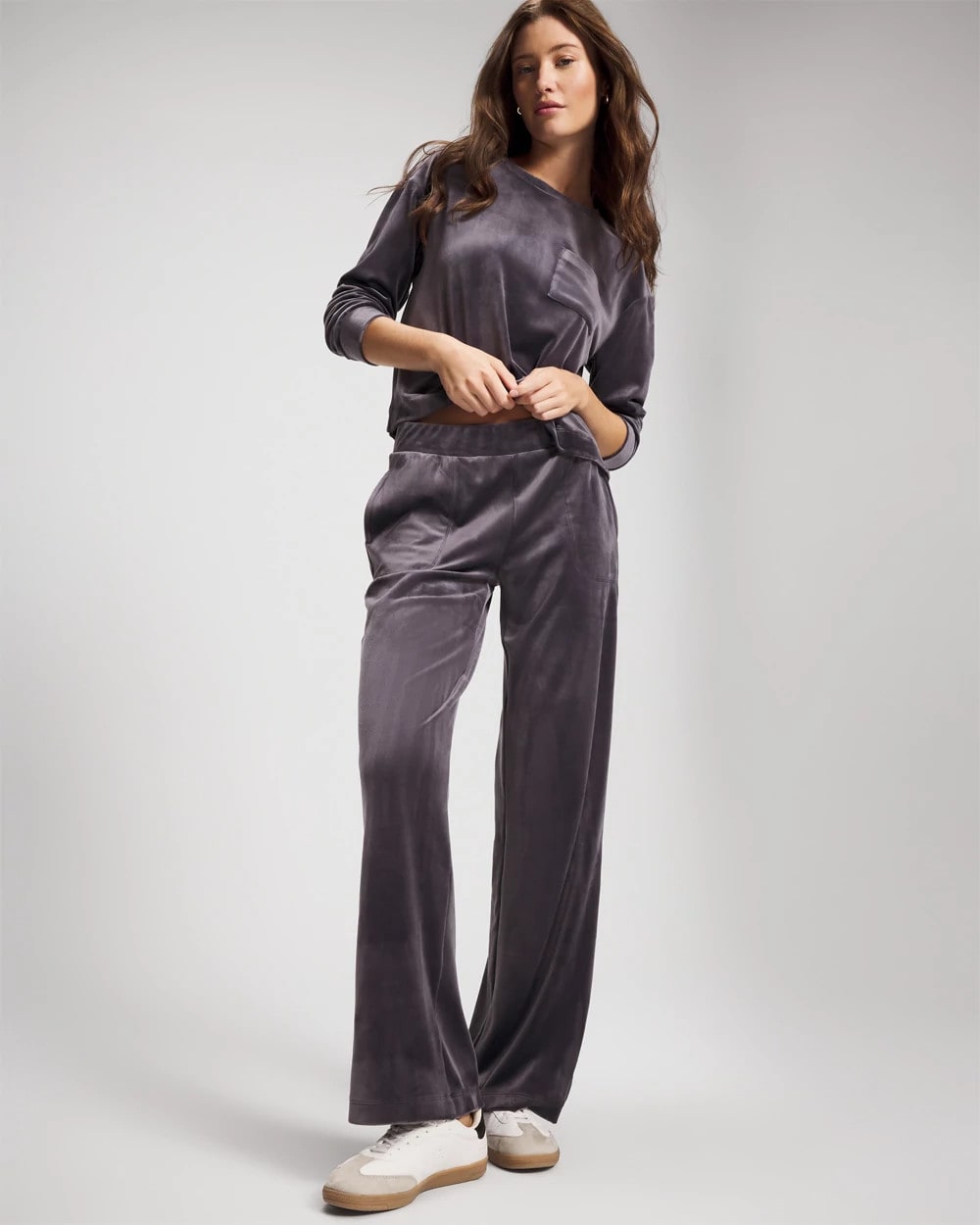 Soma Velour Straight Leg Pants