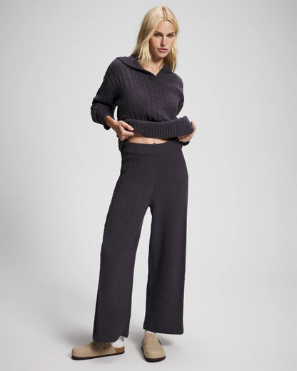 Soma Cable Knit Plush Ankle Pant