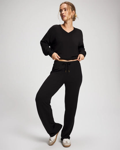 Soma Ultrasoft Fleece Straight Leg Pant