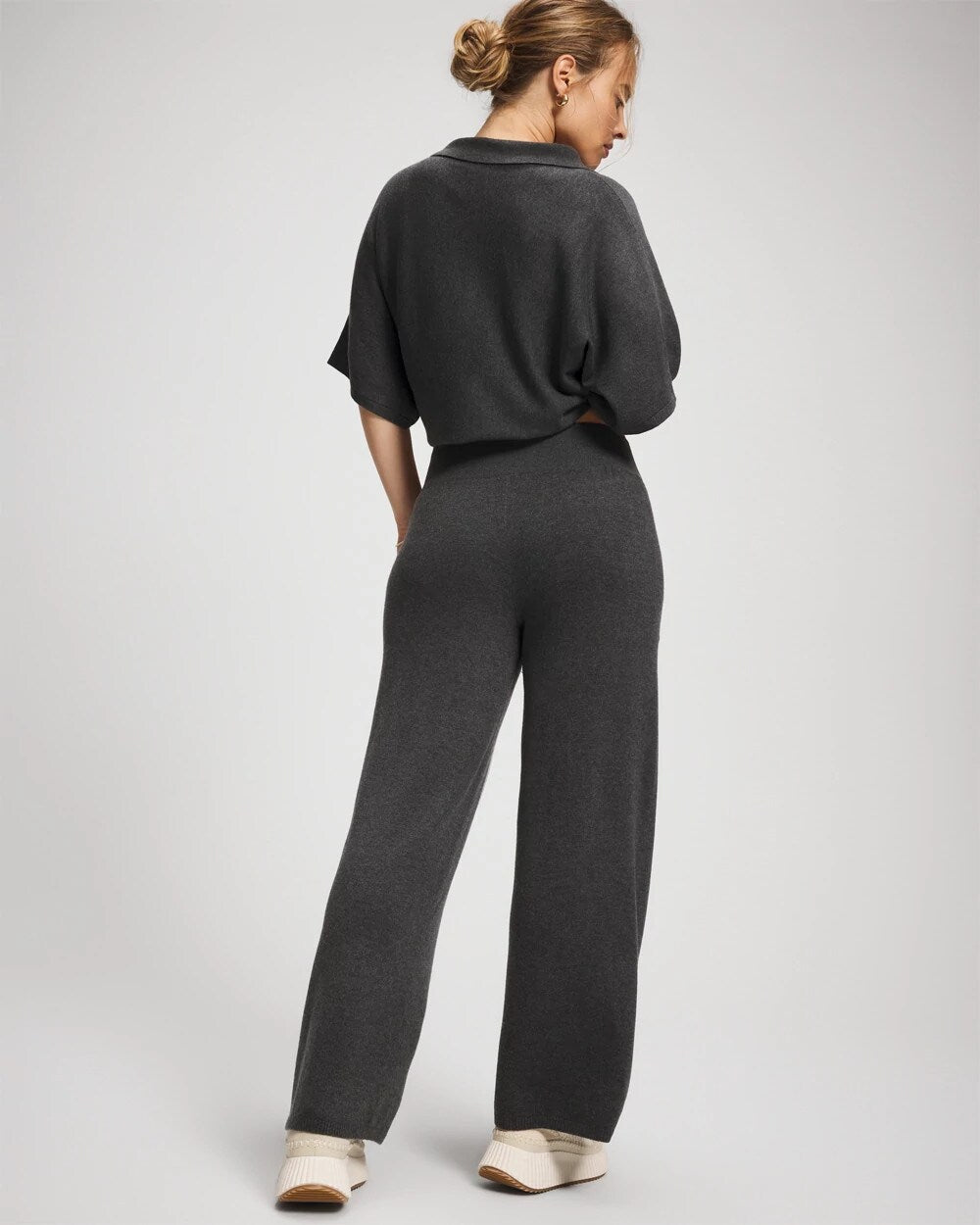 Soma Premier Knit Sweater Wide Leg Pant