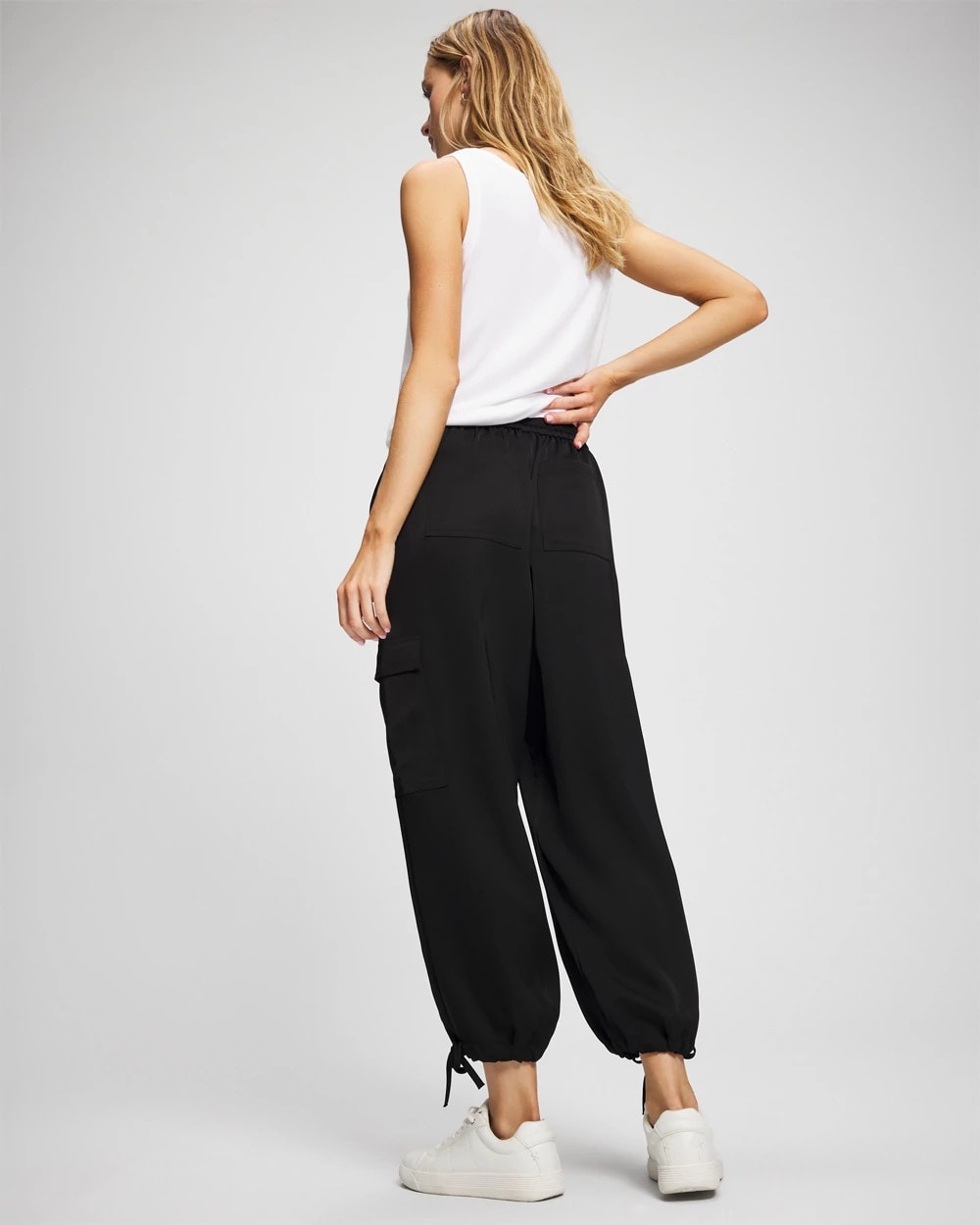 Soma Satin Relaxed Cargo Pant