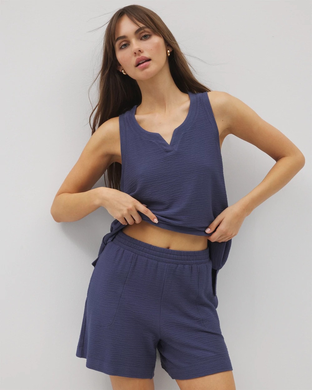 Soma Crinkle Knit 5 Inch Short