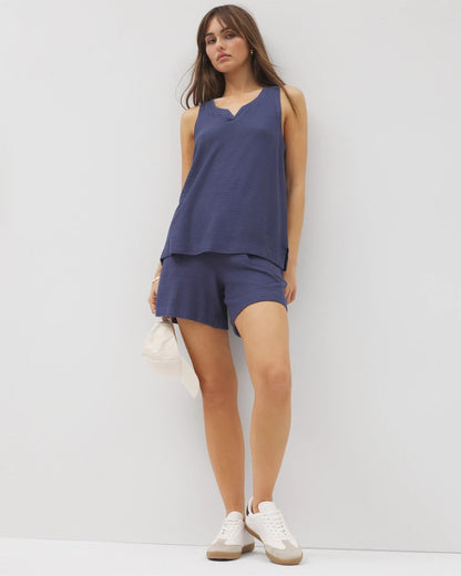 Soma Crinkle Knit 5 Inch Short