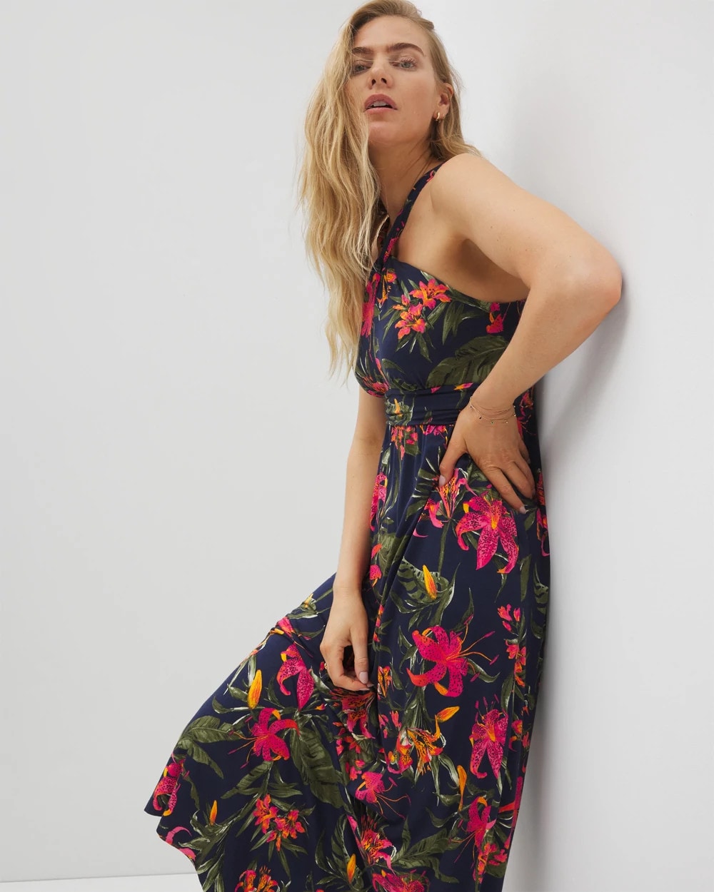Soma Bayside Halter Maxi Bra Dress