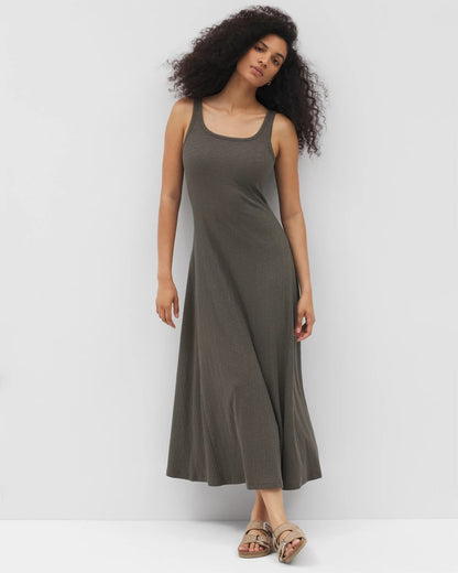 Soma Rib Square Neck Lounge Dress