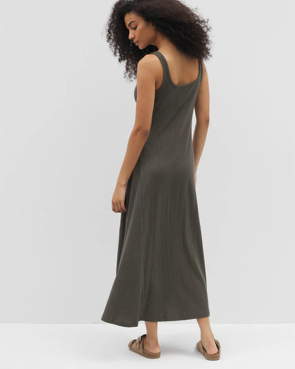 Soma Rib Square Neck Lounge Dress