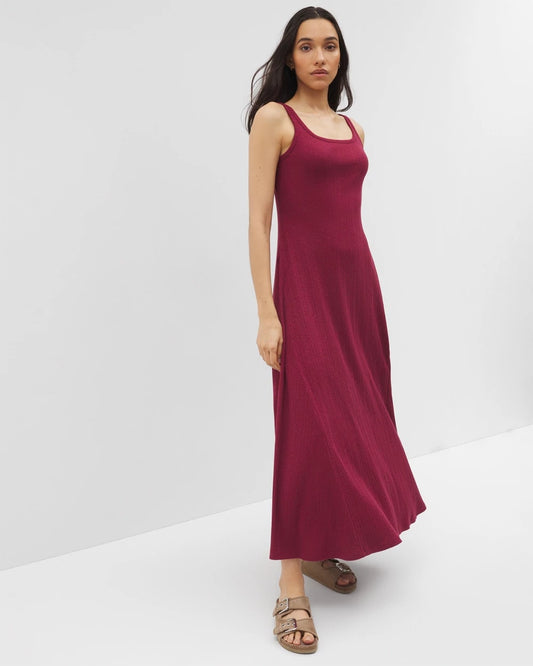 Soma Rib Square Neck Lounge Dress