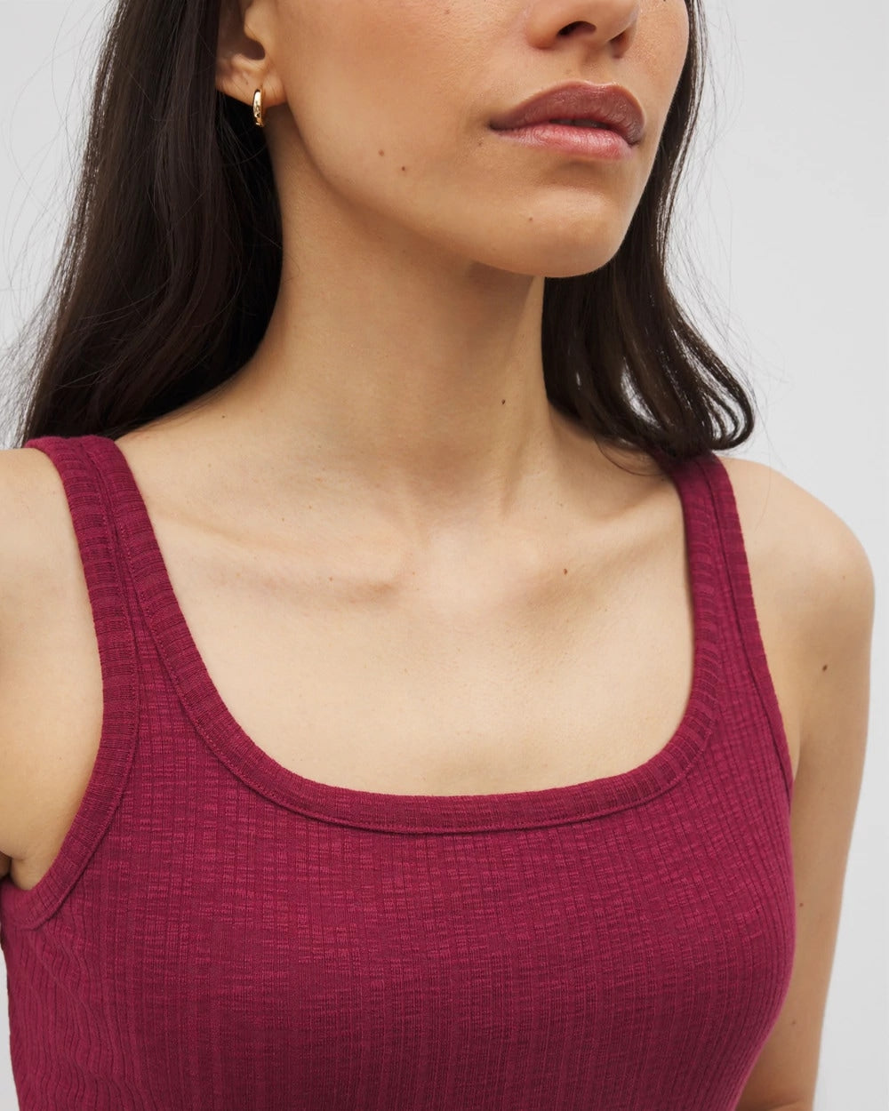 Soma Rib Square Neck Lounge Dress
