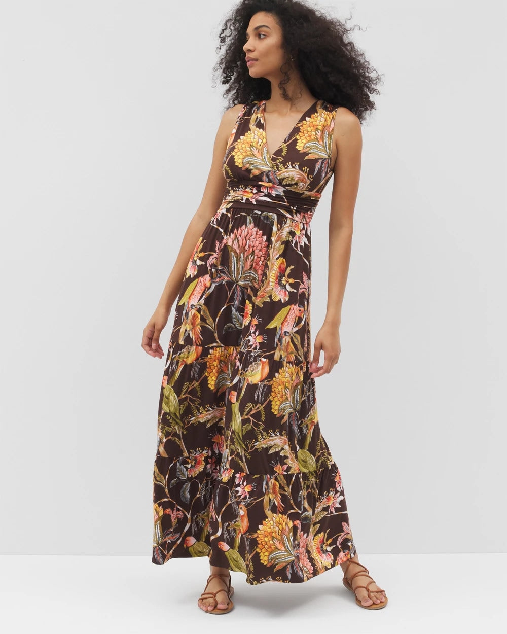 Soma Goddess Tiered Maxi Dress
