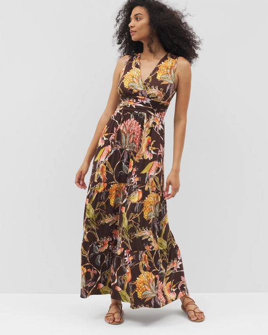 Soma Goddess Tiered Maxi Dress