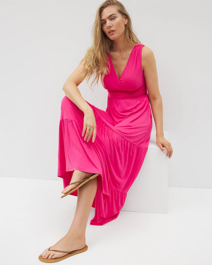 Soma Goddess Tiered Maxi Dress