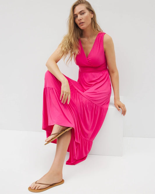Soma Goddess Tiered Maxi Dress