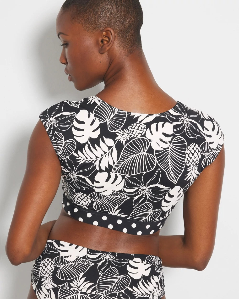 Soma Double Trouble Cap-Sleeve Crop Top
