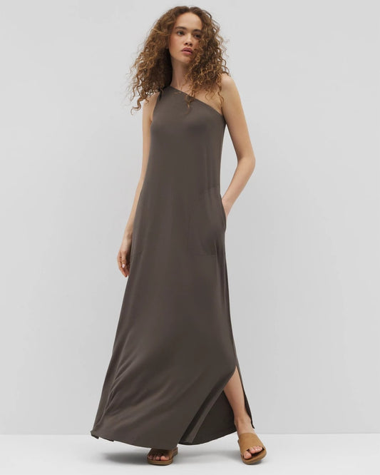 Soma One-Shoulder Maxi Bra Dress