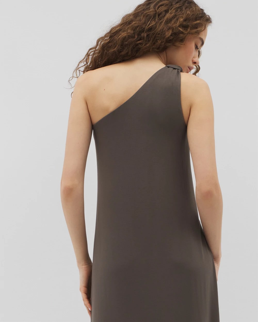 Soma One-Shoulder Maxi Bra Dress