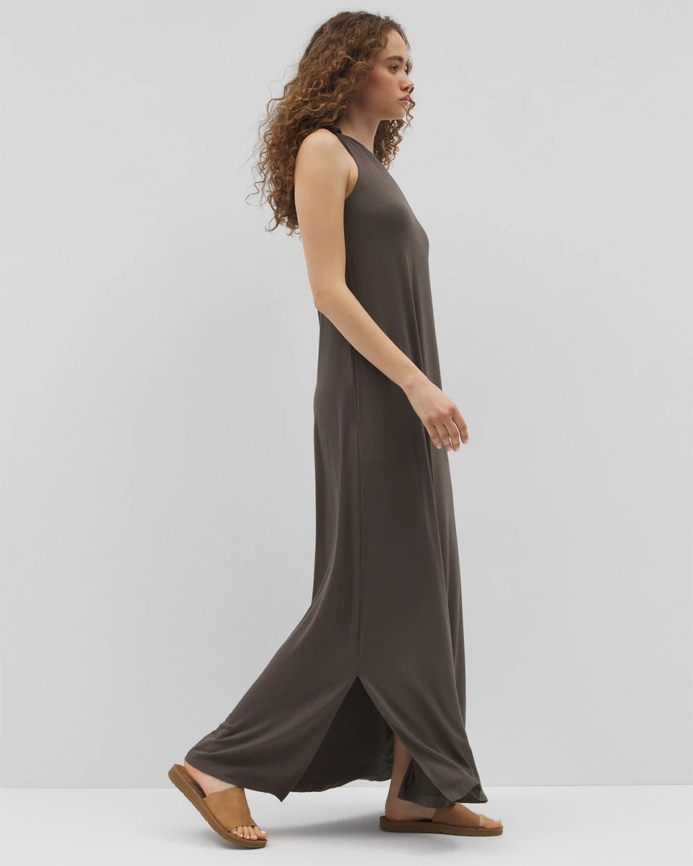 Soma One-Shoulder Maxi Bra Dress