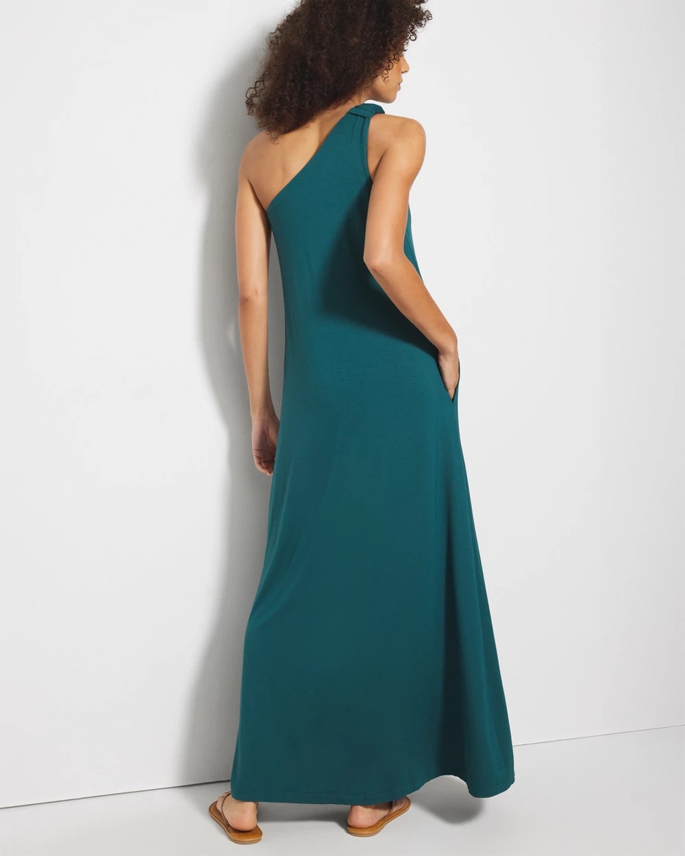 Soma One-Shoulder Maxi Bra Dress