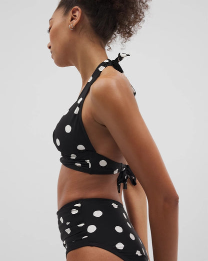Soma Shirred Halterkini Top
