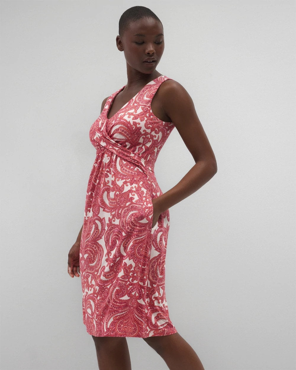 Soma V-Neck Short Bra Dress