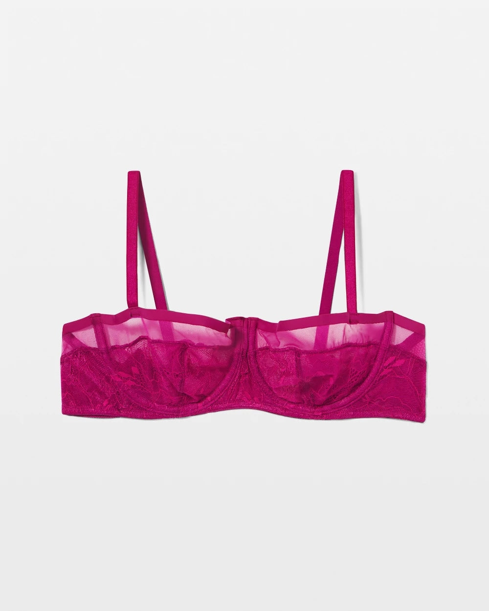 Soma Sheer Lace Unlined Balconette Bra