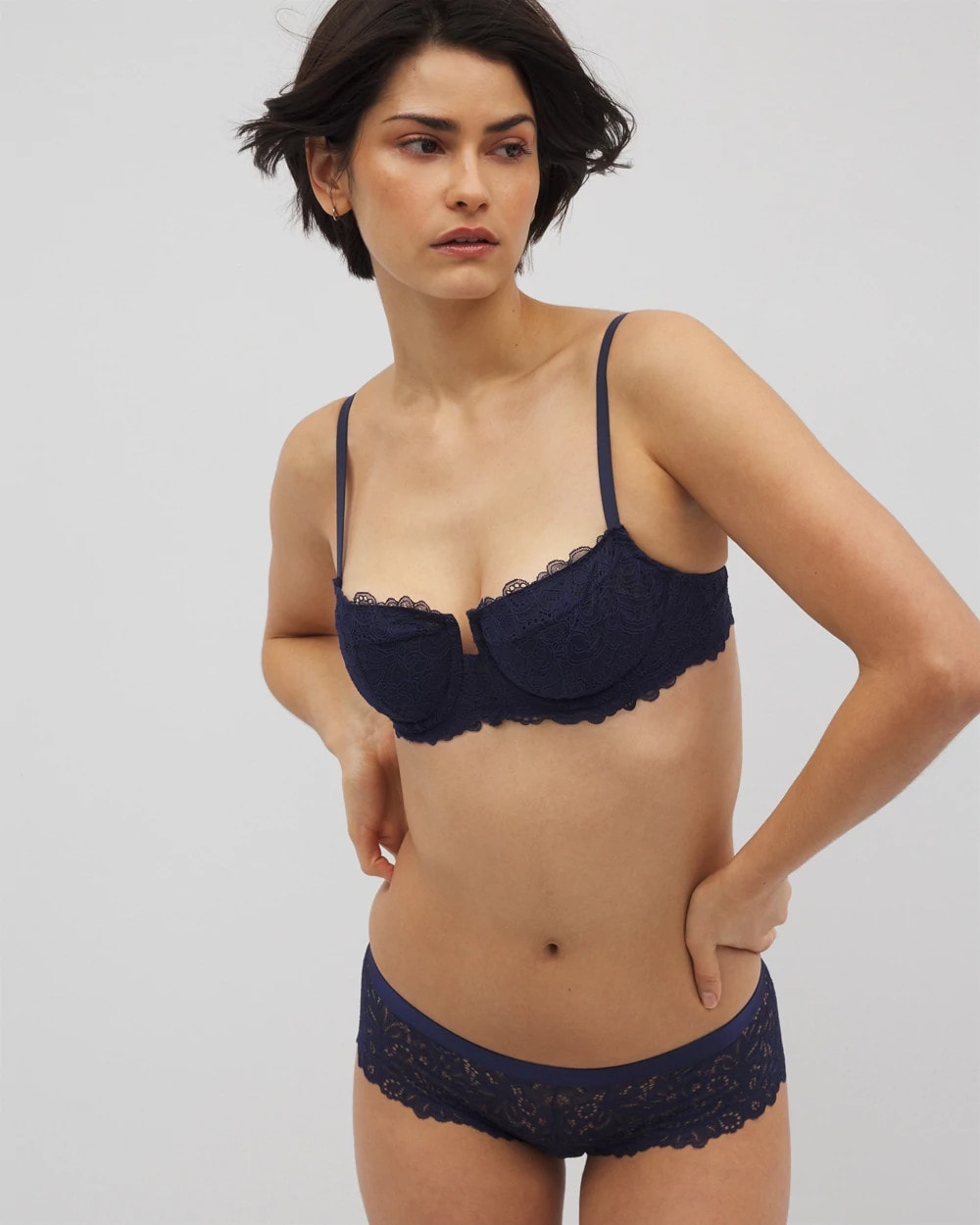 Soma Soma Balconette Unlined Bra with Lace