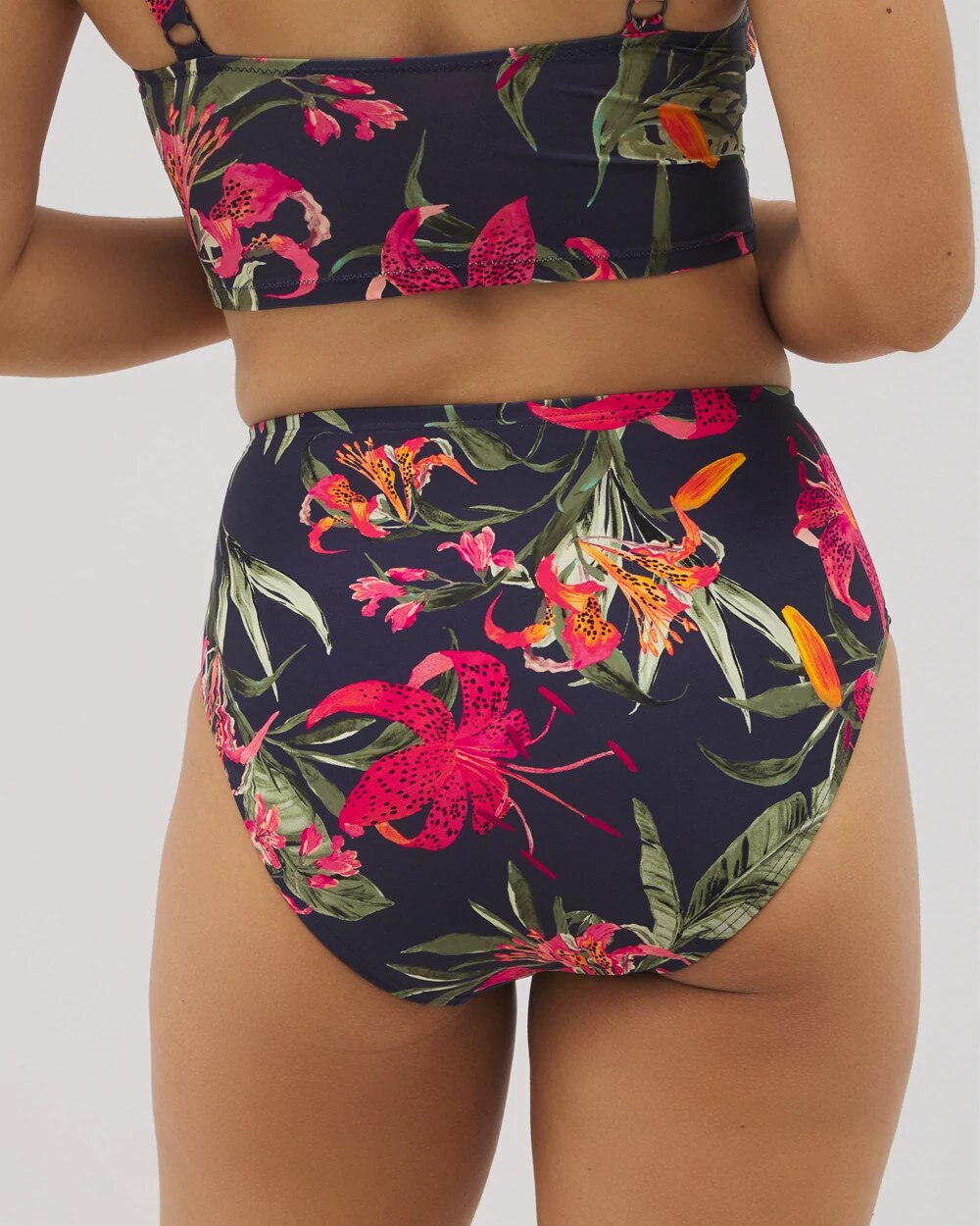 Soma Soma Swim Ruched High-Waist Bikini Bottom