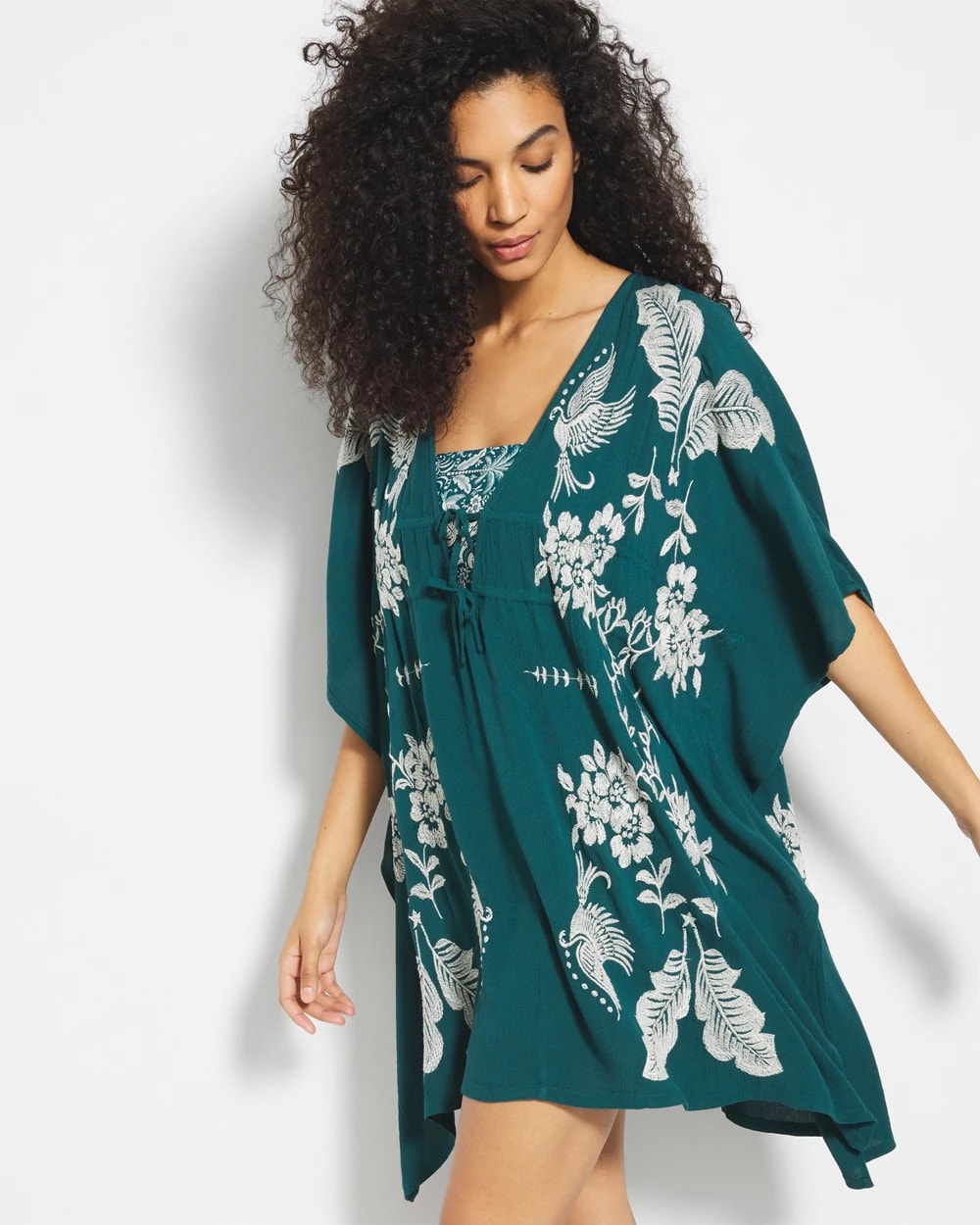 Soma Embroidered Cover-Up