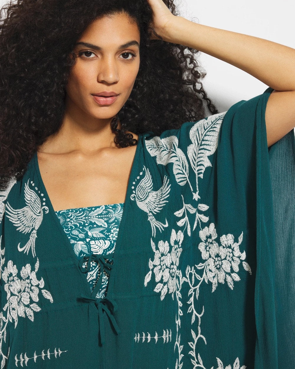 Soma Embroidered Cover-Up